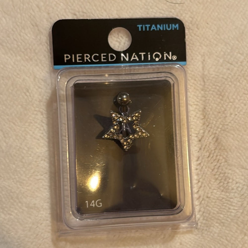 Star belly piercing